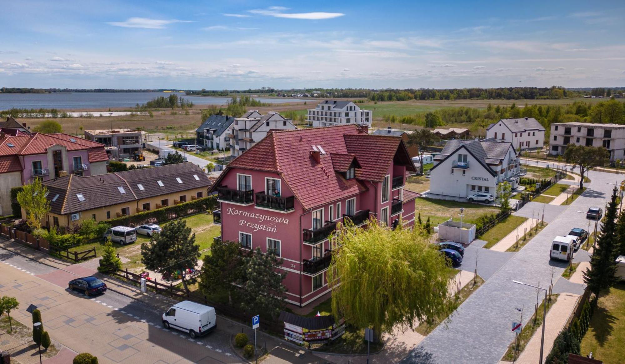Willa Karmazynowa Przystan Międzywodzie Exterior foto