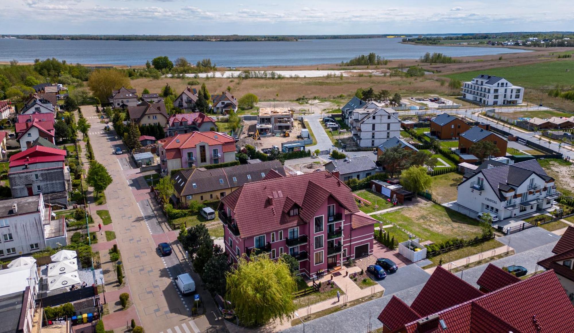 Willa Karmazynowa Przystan Międzywodzie Exterior foto