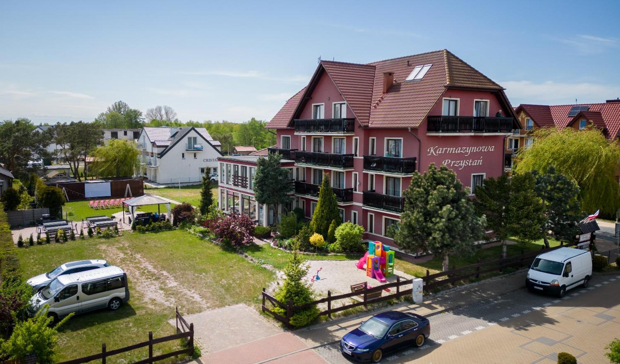Willa Karmazynowa Przystan Międzywodzie Exterior foto