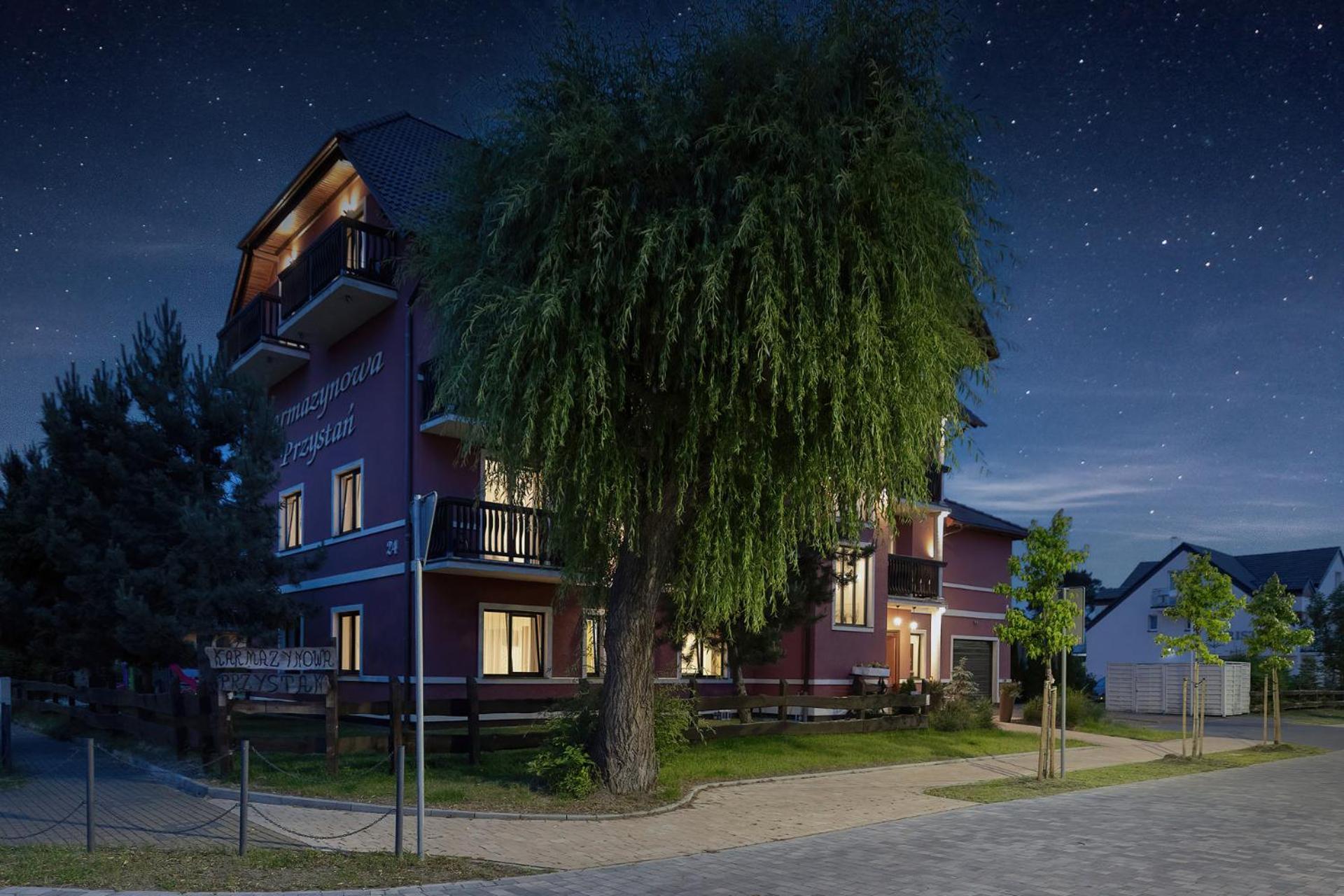 Willa Karmazynowa Przystan Międzywodzie Exterior foto